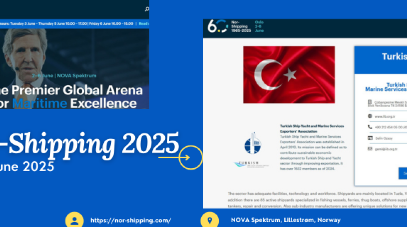 Nor-Shipping 2025 will host several conferences that will shape the future of the maritime industry: Ocean Leadership Conference: The main conference where maritime leaders will come together to discuss the future of the industry. Countries such will be present with large national pavilions and the Turkish national participation organization will be held in Hall D of the fair area, in an area of 442 m². Nor-Shipping 2025 will be an important platform not only for business but also for social interactions.